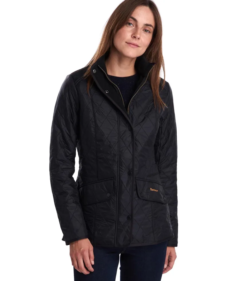 Barbour Cavalry Polarquilt Jacket in Black-1